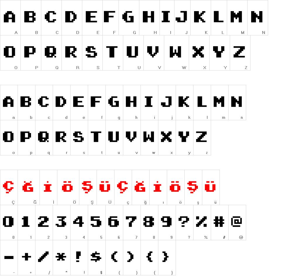 Super Mario Bros. 2 font